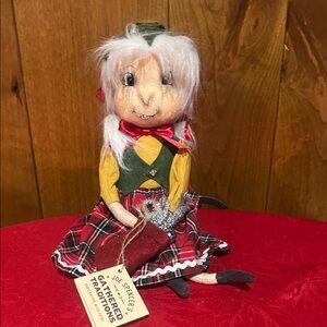 NWT Joe Spencer Laurel Festive Elf Doll 13” Collectible